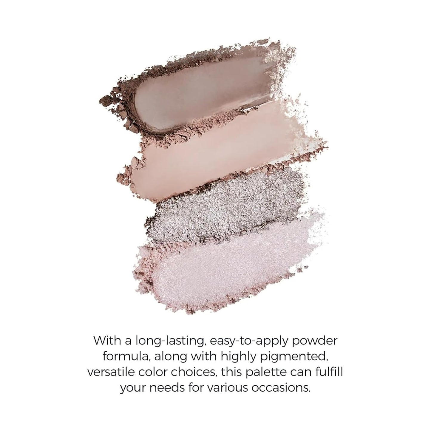 Flower Knows Little Angel 9-Color Eyeshadow Palette - 6 Matte+3 Shimmer Neutral Shades,Long-lasting,Easy-to-apply & Highly Pigmented Goth Eye Shadow(01 Edens Angel,0.37 Oz)