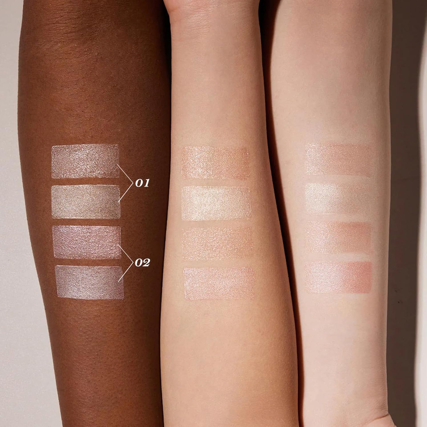 Flower Knows Shell's Jewel 2-in-1 Under Eye Highlighter Stick,Smudge-Proof Creamy Shimmer EyeShadow Stick,Dual-Color Highlighter,Convenient Multi-Use Makeup Pencil,(01 Vanilla White)